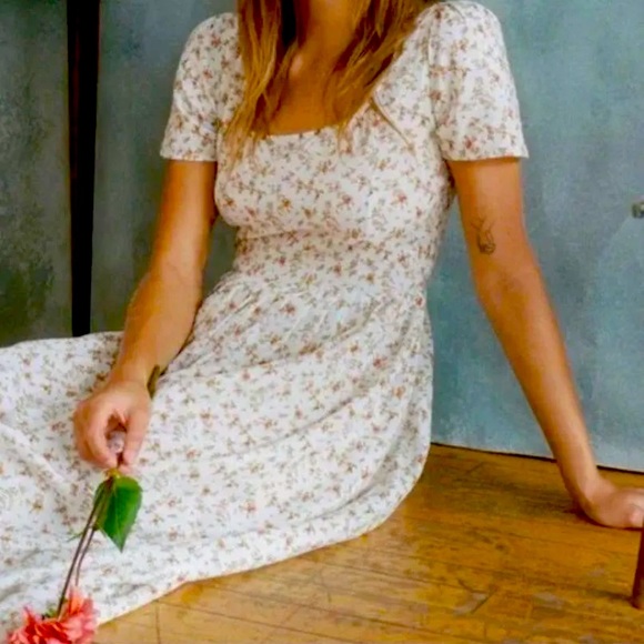 Christy Dawn Scarlet dress in buckwheat floral, M - Picture 1 of 5